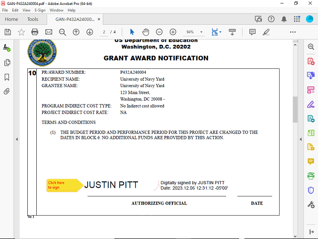 Screen image of this step