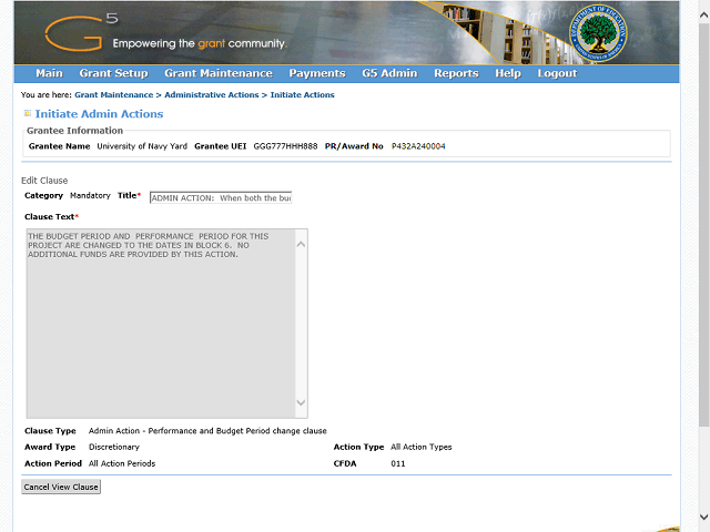 Screen image of this step