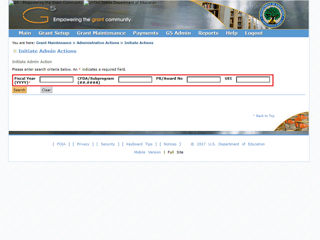 Screen image of this step