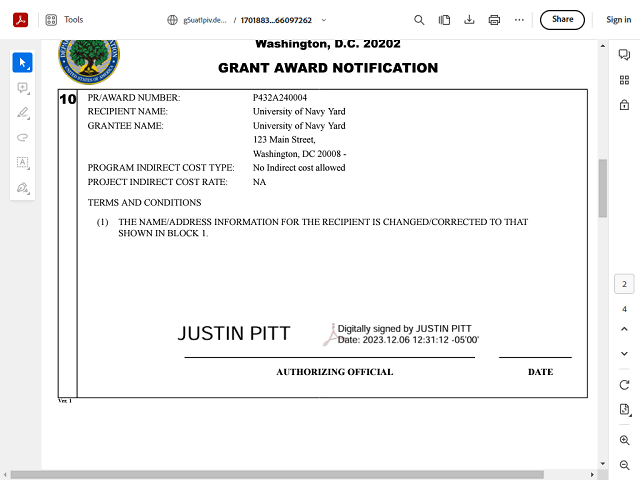 Screen image of this step