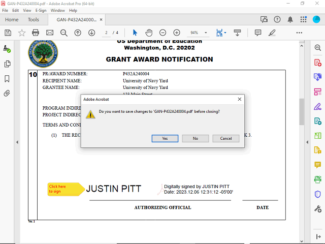 Screen image of this step