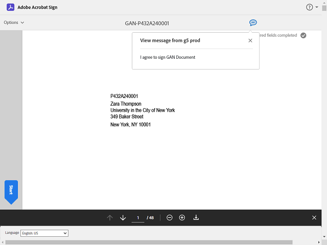 Screen image of this step