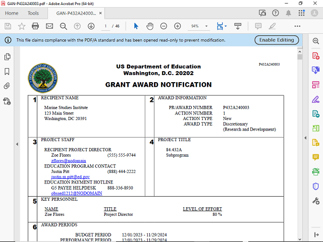 Screen image of this step