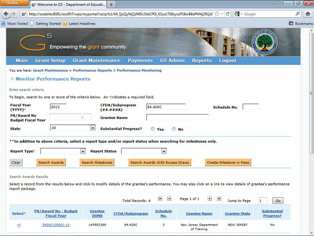 Screen image of this step
