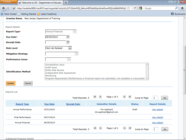 Screen image of this step