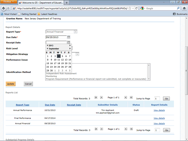 Screen image of this step