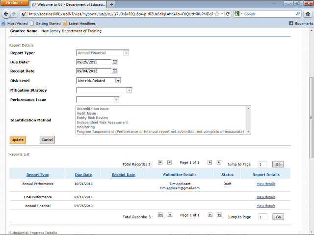 Screen image of this step