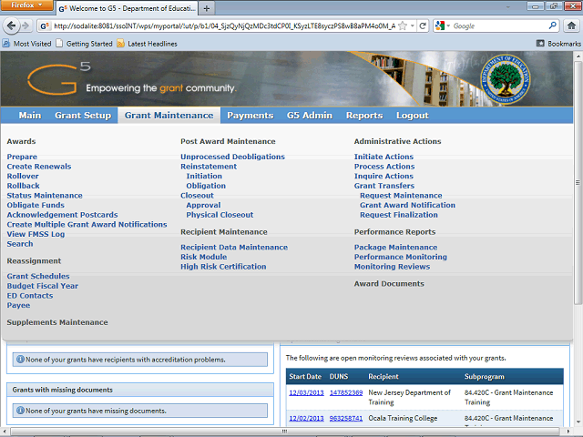 Screen image of this step