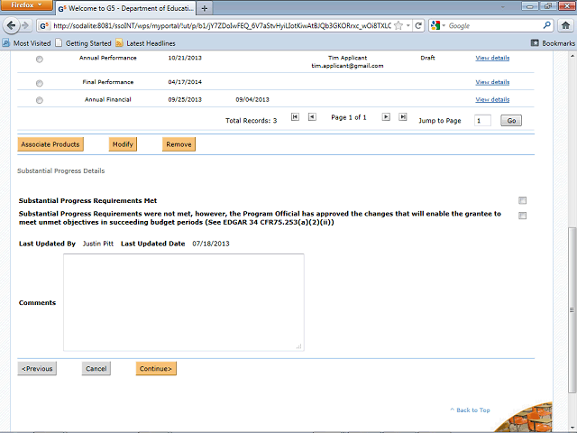 Screen image of this step