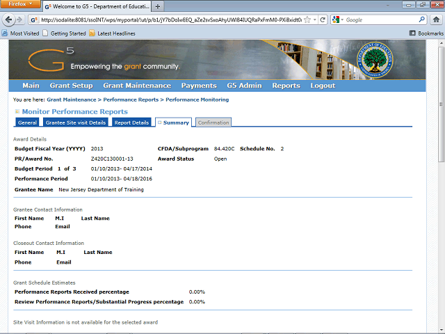 Screen image of this step