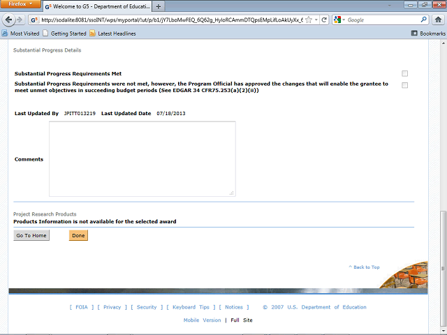 Screen image of this step