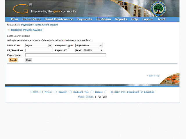 Screen image of this step