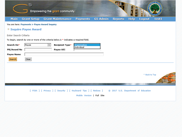 Screen image of this step