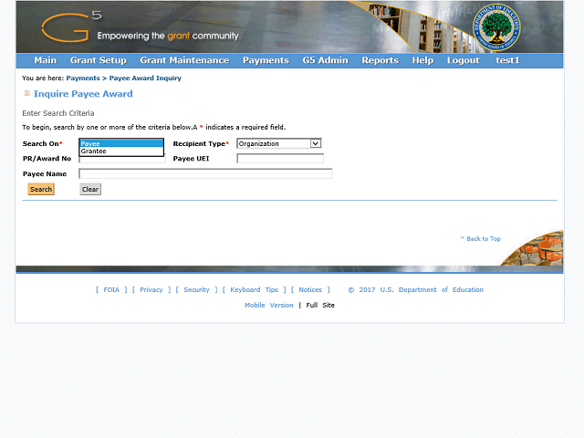 Screen image of this step