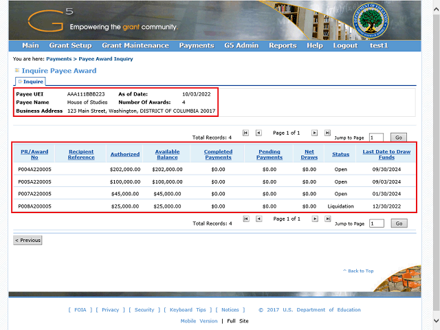 Screen image of this step