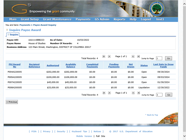 Screen image of this step