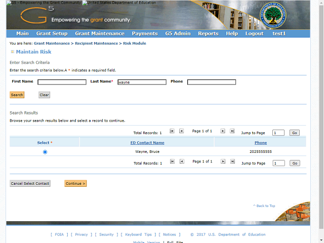 Screen image of this step