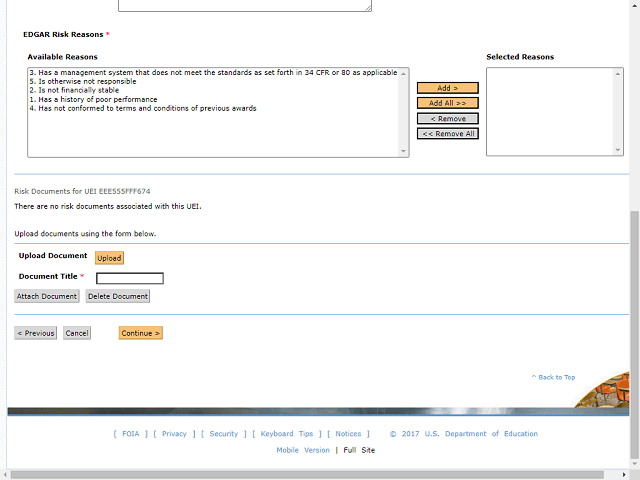 Screen image of this step