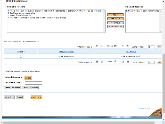 Screen image of this step
