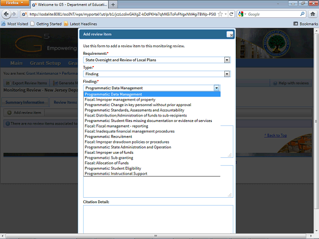 Screen image of this step