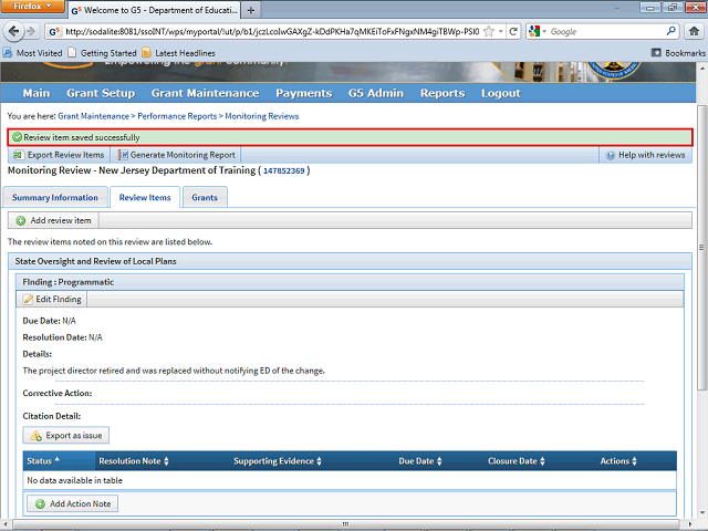 Screen image of this step