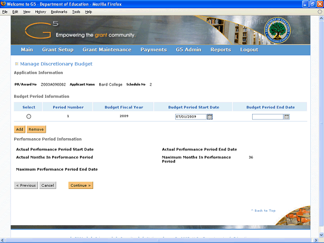 Screen image of this step
