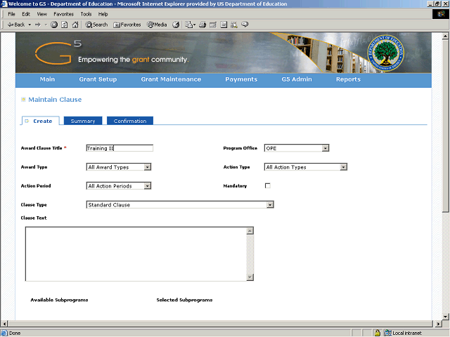 Screen image of this step
