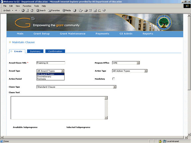 Screen image of this step