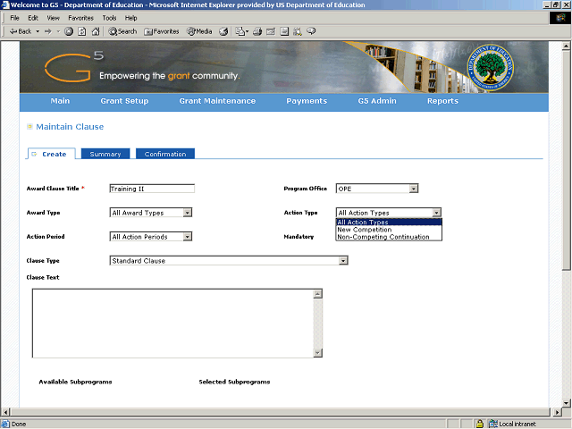 Screen image of this step