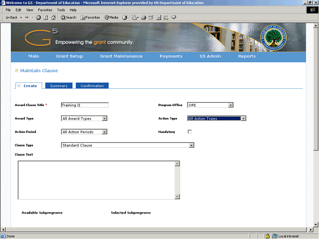 Screen image of this step