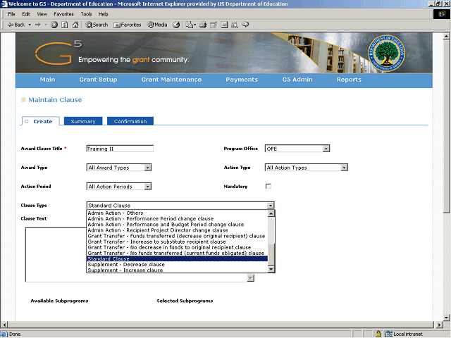 Screen image of this step