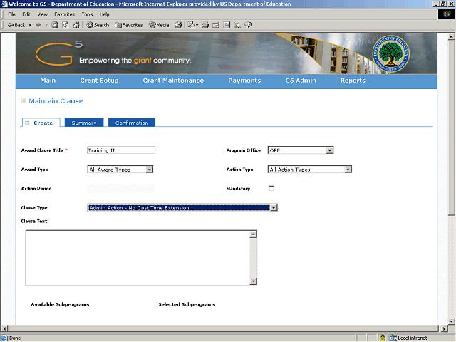 Screen image of this step
