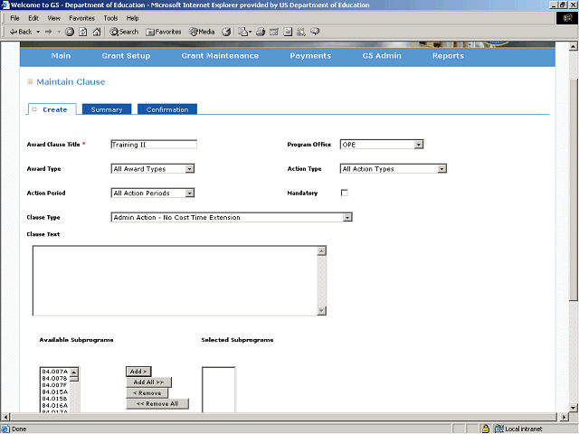 Screen image of this step