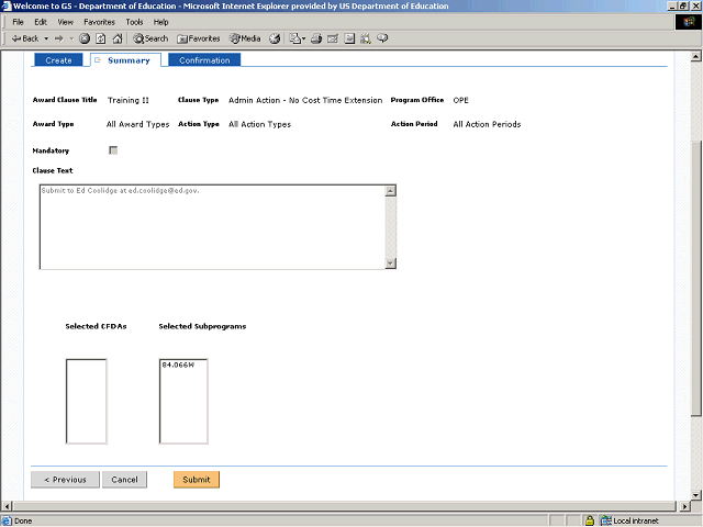 Screen image of this step