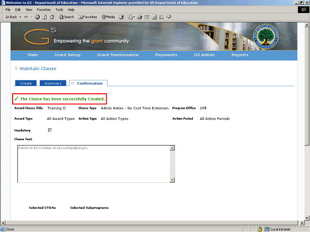 Screen image of this step