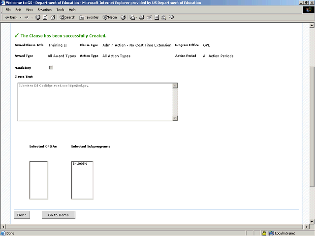 Screen image of this step