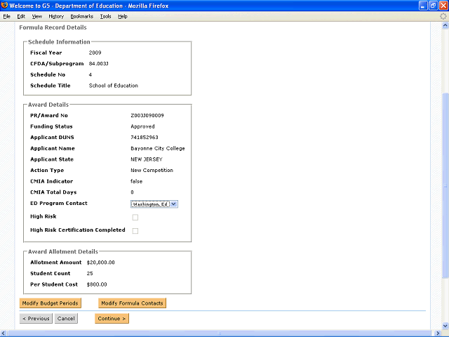 Screen image of this step