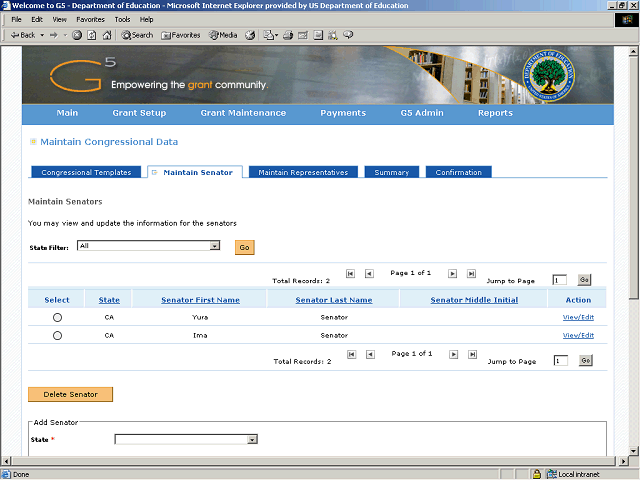 Screen image of this step