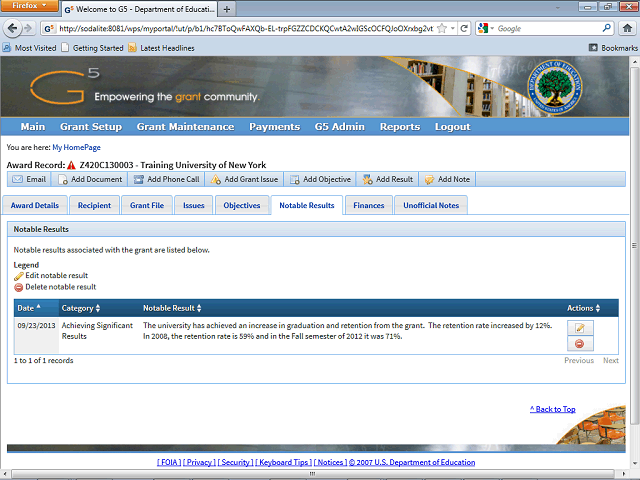 Screen image of this step