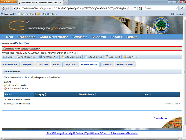 Screen image of this step