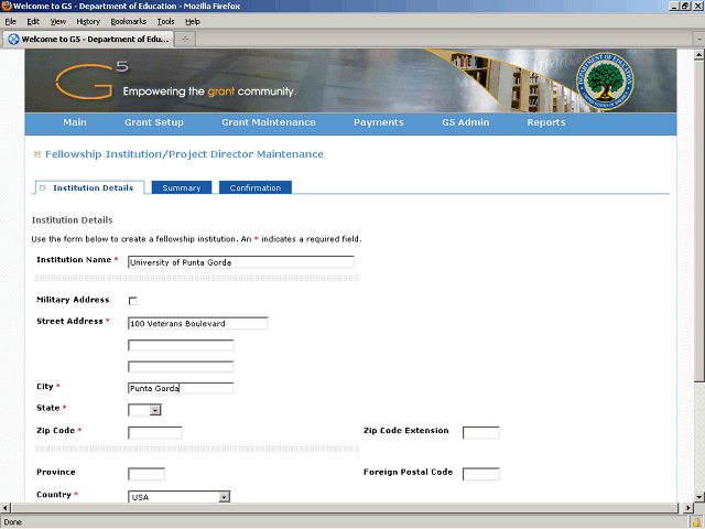 Screen image of this step