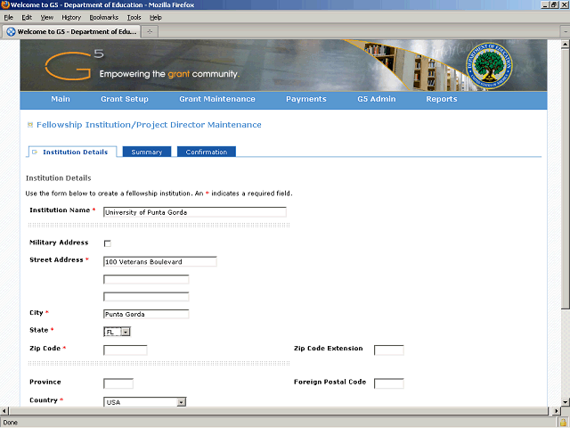 Screen image of this step