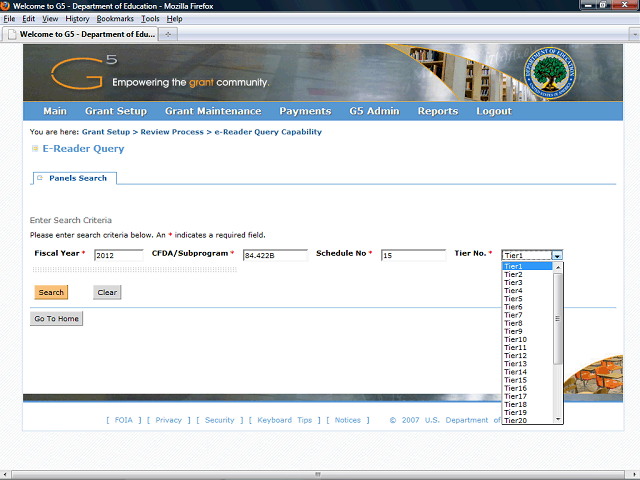 Screen image of this step