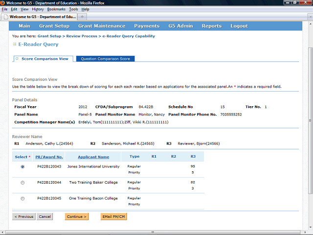 Screen image of this step