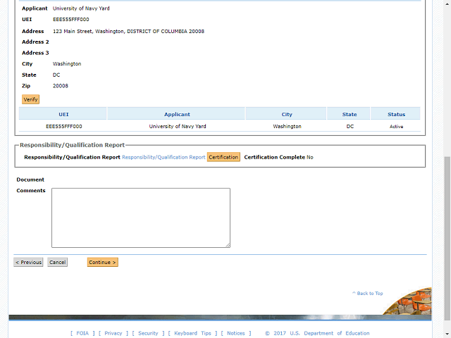 Screen image of this step