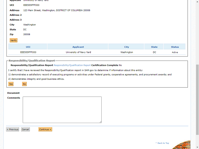 Screen image of this step