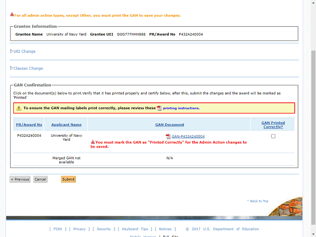 Screen image of this step