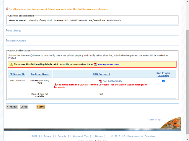 Screen image of this step