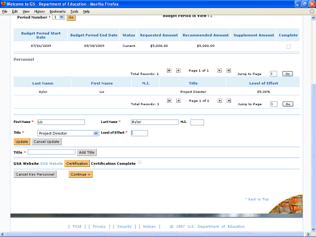 Screen image of this step