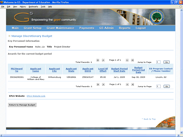 Screen image of this step